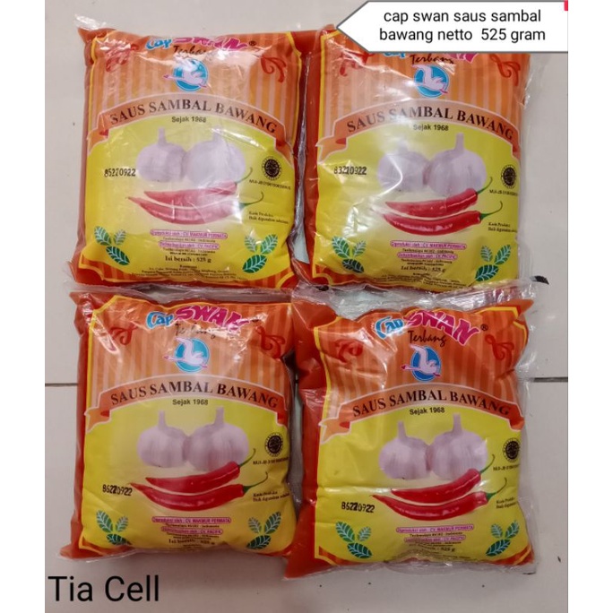 

cap swan saos sambal bawang netto 525 gram