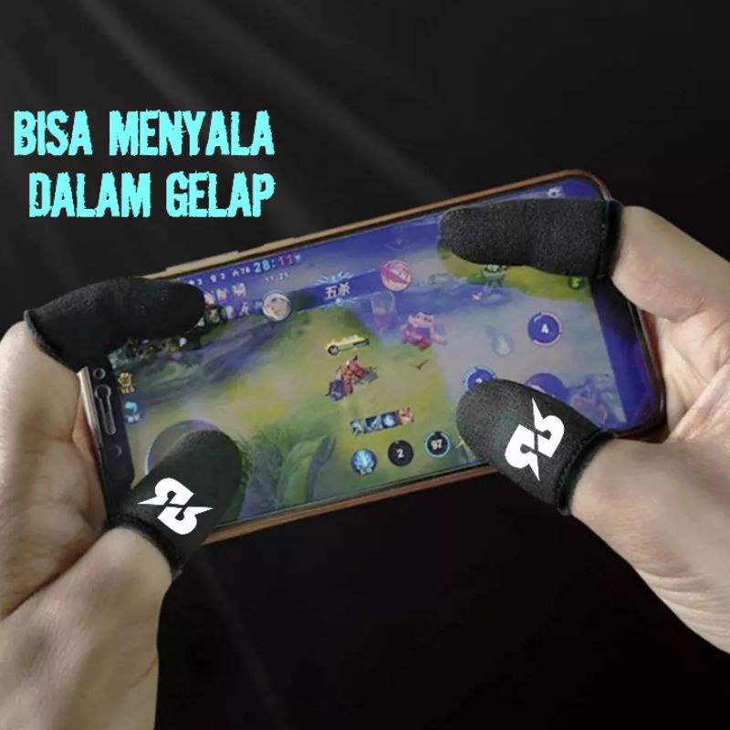 COD - RRQ ESPORT Sarung Jempol Jari Game Anti Keringat Basah Super Sensitif Premium