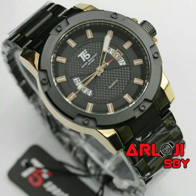 Jam tangan pria T5 H3569 original plus paper bag tahan air