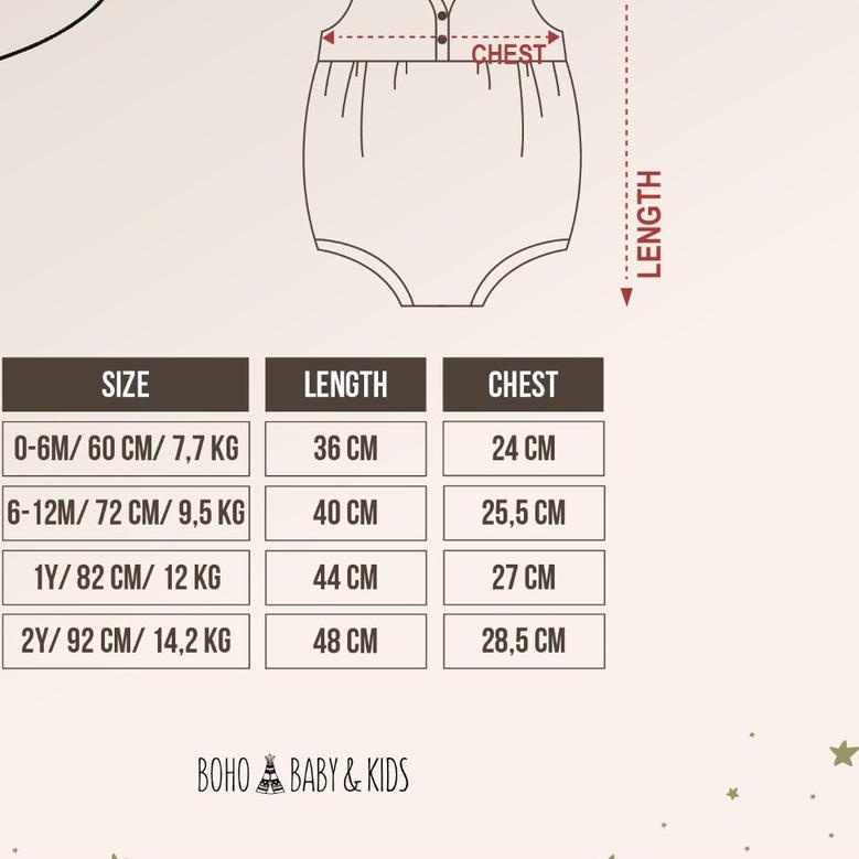 ◊ Bohobaby - Bohopanna Ruffle Bodysuit ➫