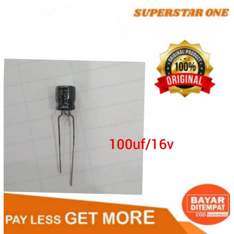 elco kapasitor 100uf 16v