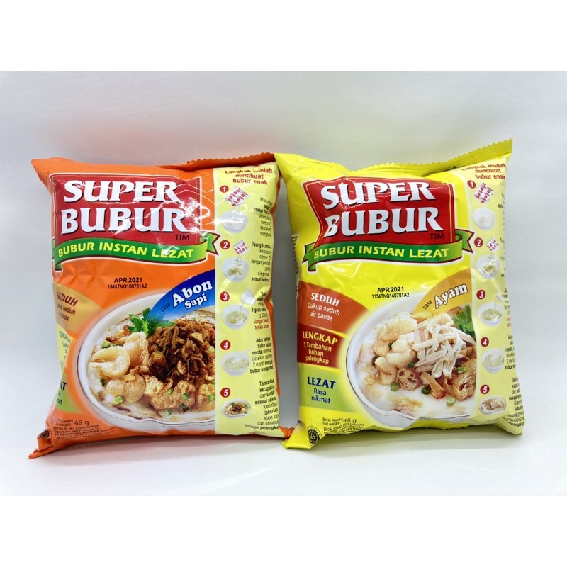 

Super Bubur BUBUR INSTAN PACK 5x46gr All Varian