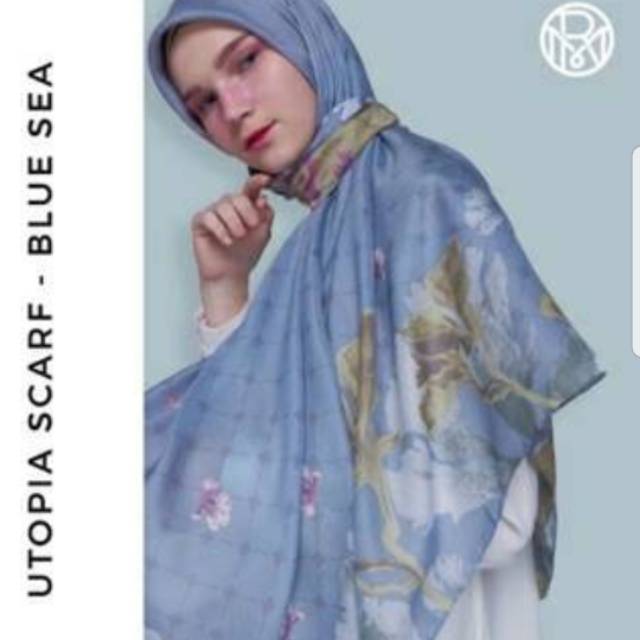 Utopia scraf_ceres scarf blue sea