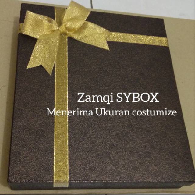 

Kotak kado gift box box parcel box souvenir bisa custom ukuran dan warna