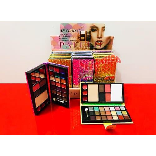 5E5D KULIT BLING EYESHADOW DOMPET ANYLADY KECIL PALETTE SMALL MAKE UP NLIC