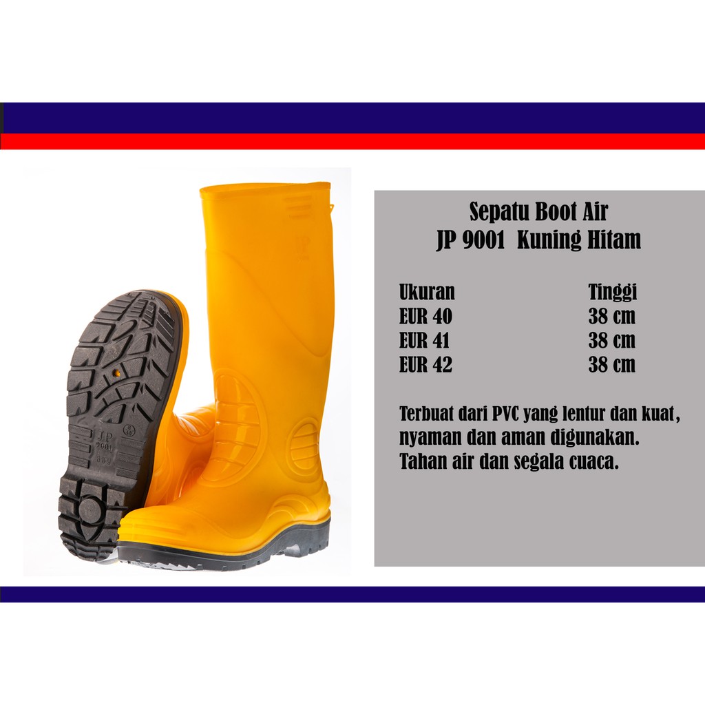 Sepatu boot air karet JP 9001