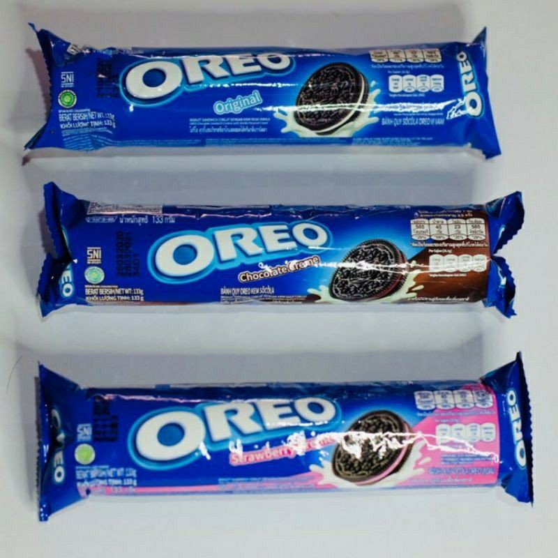 

OREO RASA VANILA.STRAWBERY.COKELAT ISI 137 GR