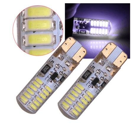 Lampu LED Senja T10 24V KEDIP flash 24 volt Bus Truk gandengan kedip