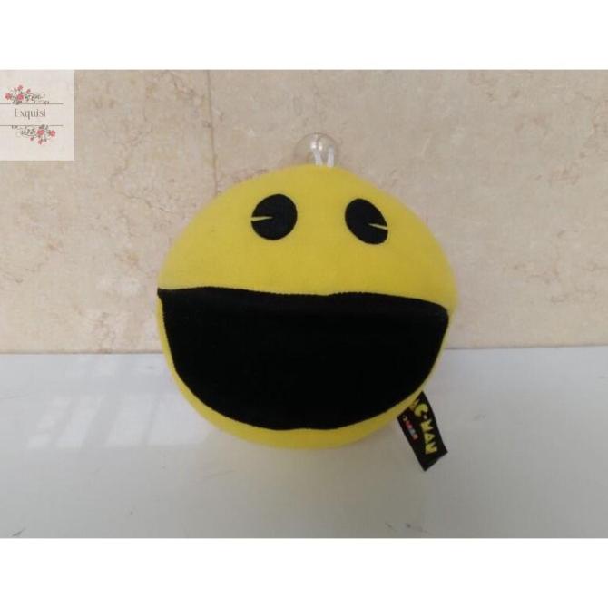 favorit] 1pc Mainan Boneka Stuffed Plush Pacman Film Pac-Man Smiling Face