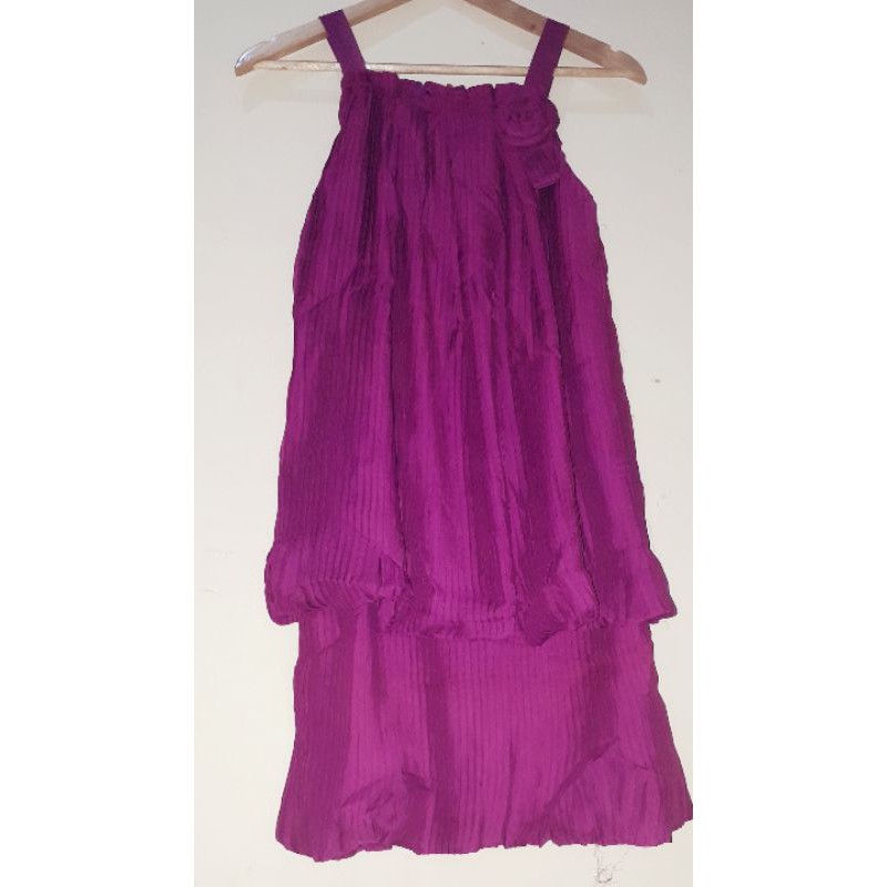 Dress anak plisket