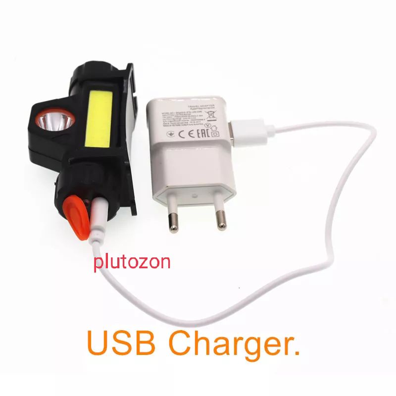 HEADLAMP Senter Kepala Led Cree dan Lampu COB Super Terang