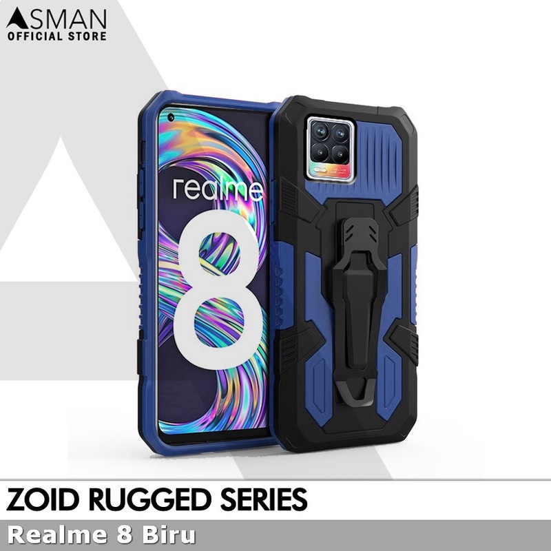Asman Case Realme 8 Zoid Ruged Armor Premium