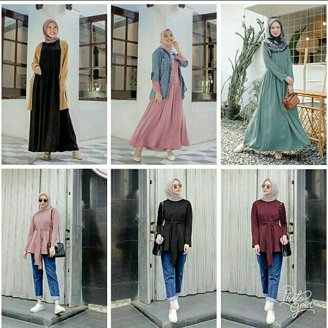 Inayah Basic Dress by Vanilla Hijab