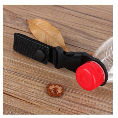 [GANTOLAN BOTOL] - Buckle Hook Botol Minum EDC Backpack Hanger - E-1130-1132 - Black