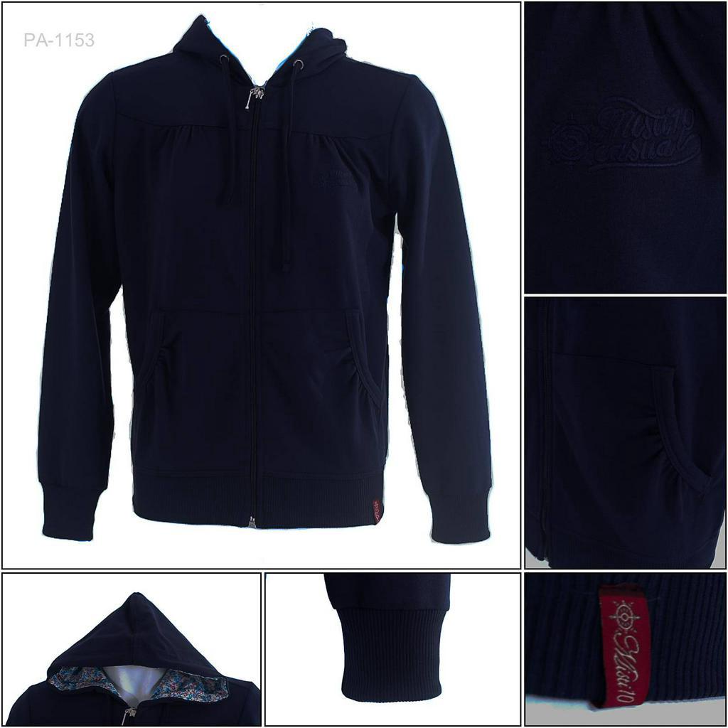 Jaket Hoodie Cewek Lengan Panjang Misti 10 M-XL[PA1153]