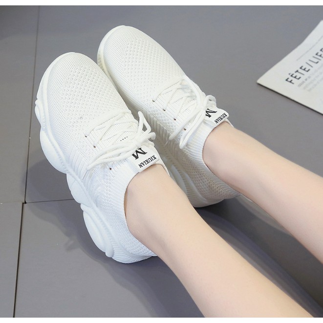 TBIG [COD] Sepatu Sneakers Import M Fashion Sepatu Batam Korea Style Sekolah Kuliah Sepatu Wanita