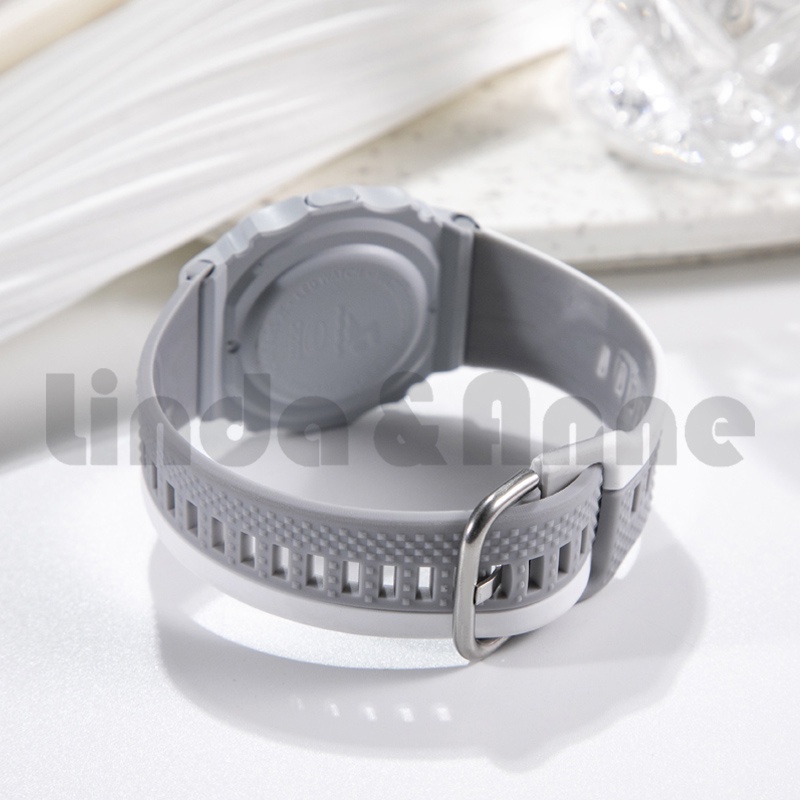 Jam Tangan Wanita Dan Pria Rubber Digital Led Electronic Watch Fashion