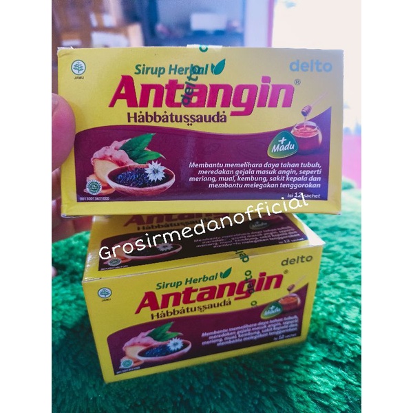 ANTANGIN JRG - CAIR 12 SACHET - JRG TABLET - GOOD NIGHT TABLET - HABBATUSSAUDA CAIR