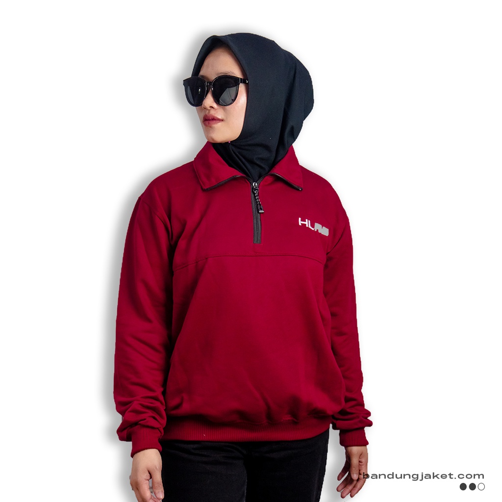 Turtleneck Zipper  Holyrider  II  Sweater Zipper Model Terkini Pria &amp; Wanita