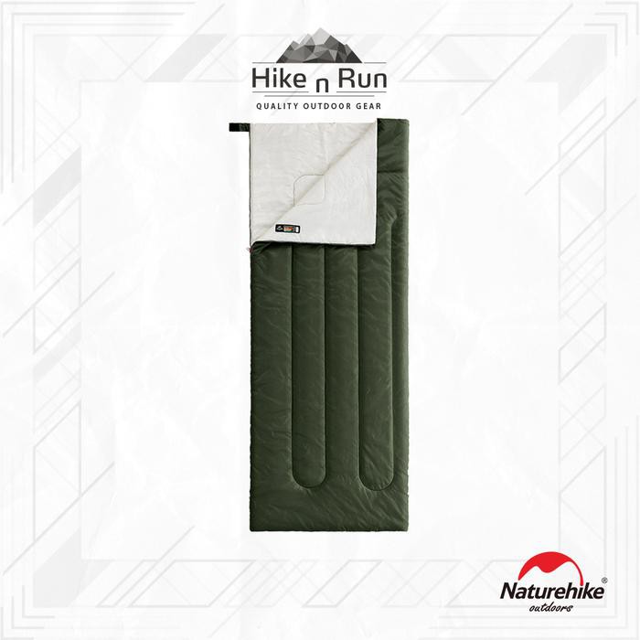 Sleeping Bag Naturehike H150 Envelope Cotton Standard Nh19S015-D - Hijau