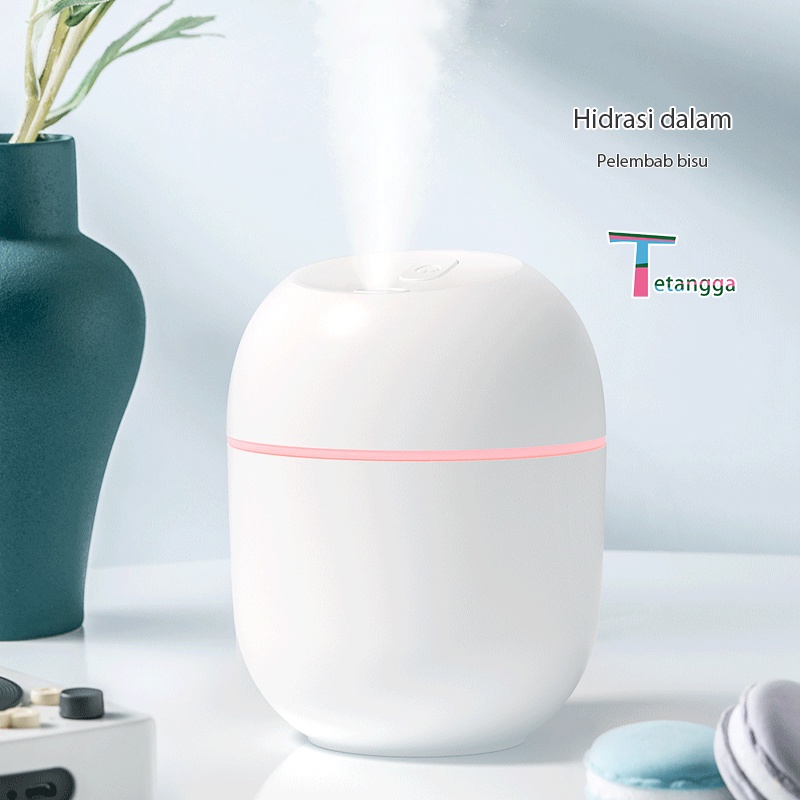 Air Aroma Mini Humidifier Ultrasonic Atomizer Purifier Diffuser for Aromatherapy Home Car Pelembab