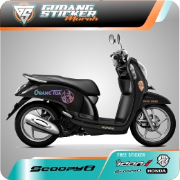 STRIPING CUTTING SCOOPY CARBU 2013-2016 ORANG TUA HIGHQUALITY AKSESORIS SEPEDA MOTOR