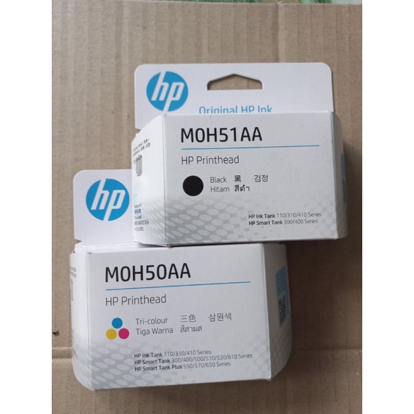 Print Head Cartridge HP GT5810 GT5820 M0H50A Black + Color (1 SET)Original,115 315 415 GT5810 GT5820