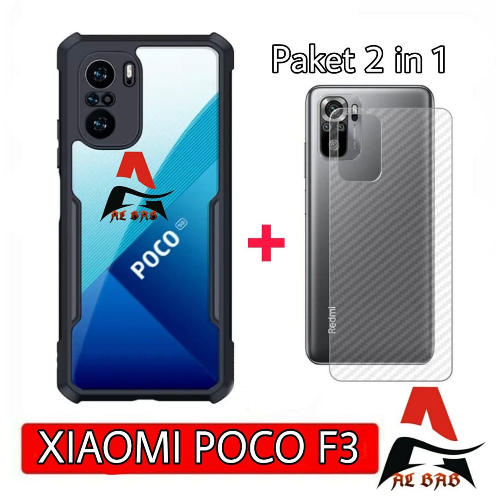 Case XIAOMI POCO F3 Bonus Garskin Hardcase Premium Camera Protection Poco F3