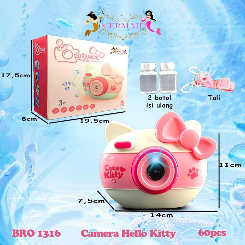 Hello Kitty Karakter Camera Bubble Gun