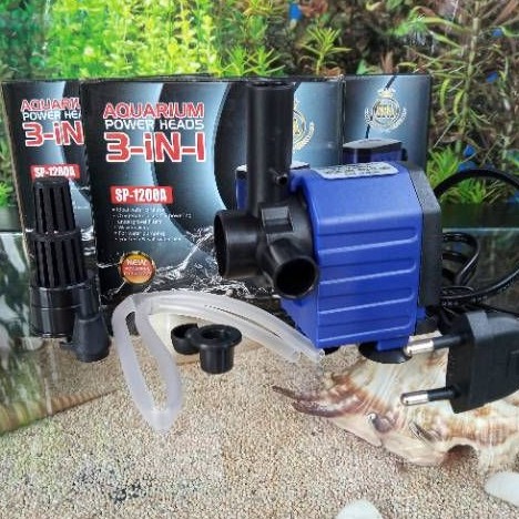 PROMO pompa murah SPA SP-1200A Pompa Celup Aquarium Aquascape Hidroponik Submersible Pump Power Head