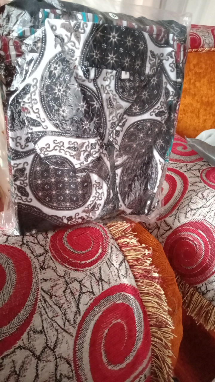 Atasan Batik Dolby Dolbi Dobby Doby Tenun Sutra Tulis Halus Katun Atbm Baron ,sarombit Atasan