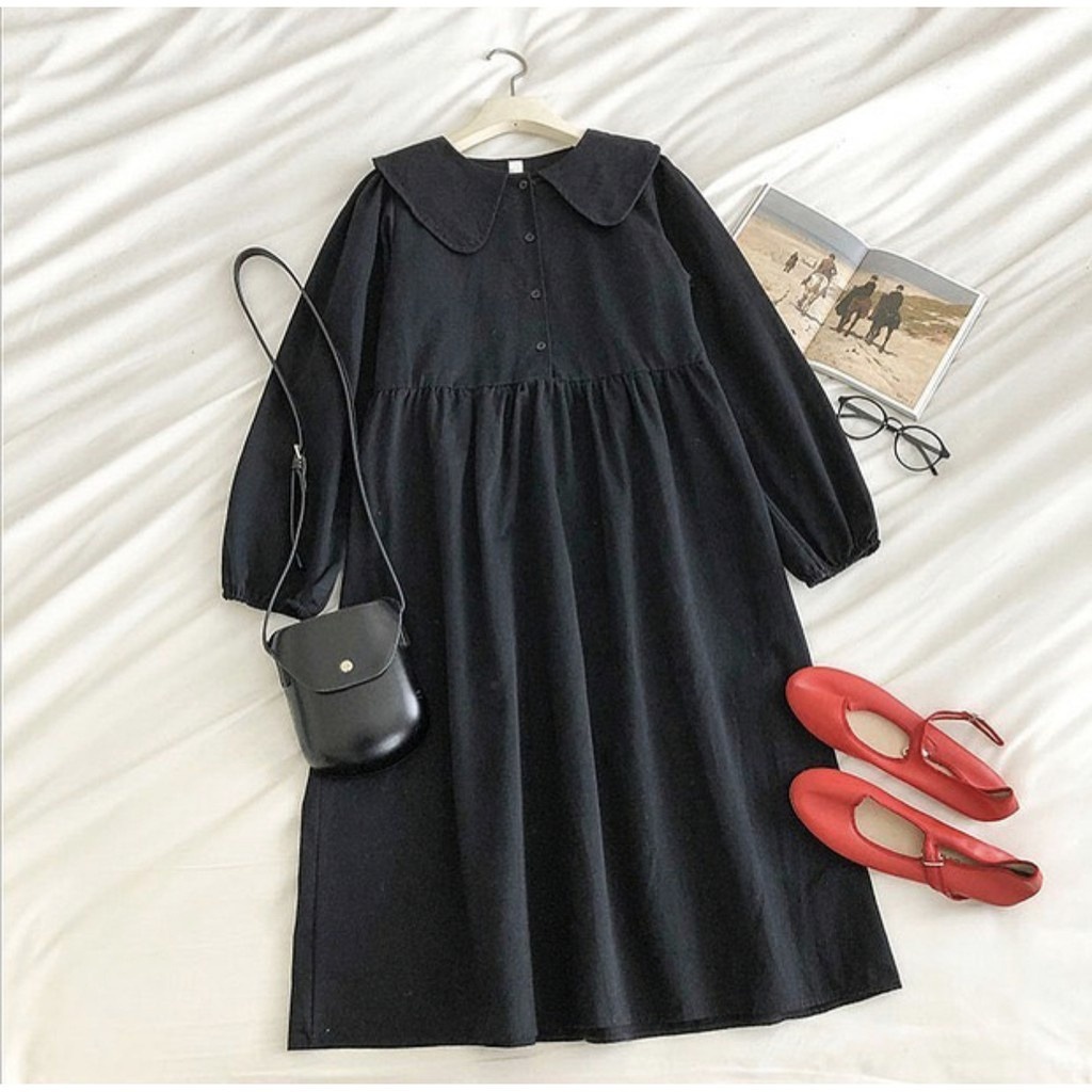 GSC - SILQI MIDI DRESS / DRESS TUNIK BUSUI FRIENDLY / TUNIK WANITA KOREAN STYLE