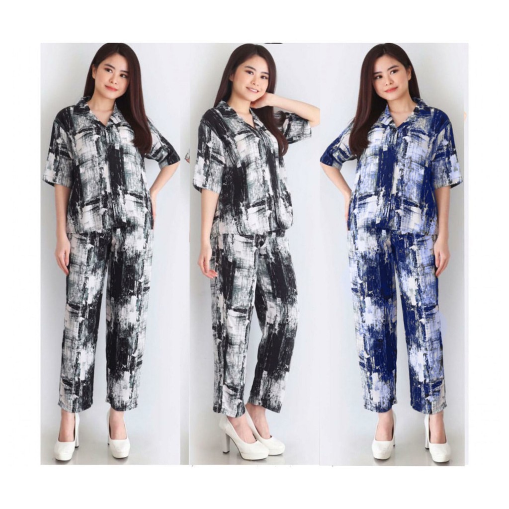 RX Fashion - One Set Khalisa (Tie Dye) / Set Khalisa Galaxy Tie Dye CP / Set Khalisa Tie Dye PP -R1-2