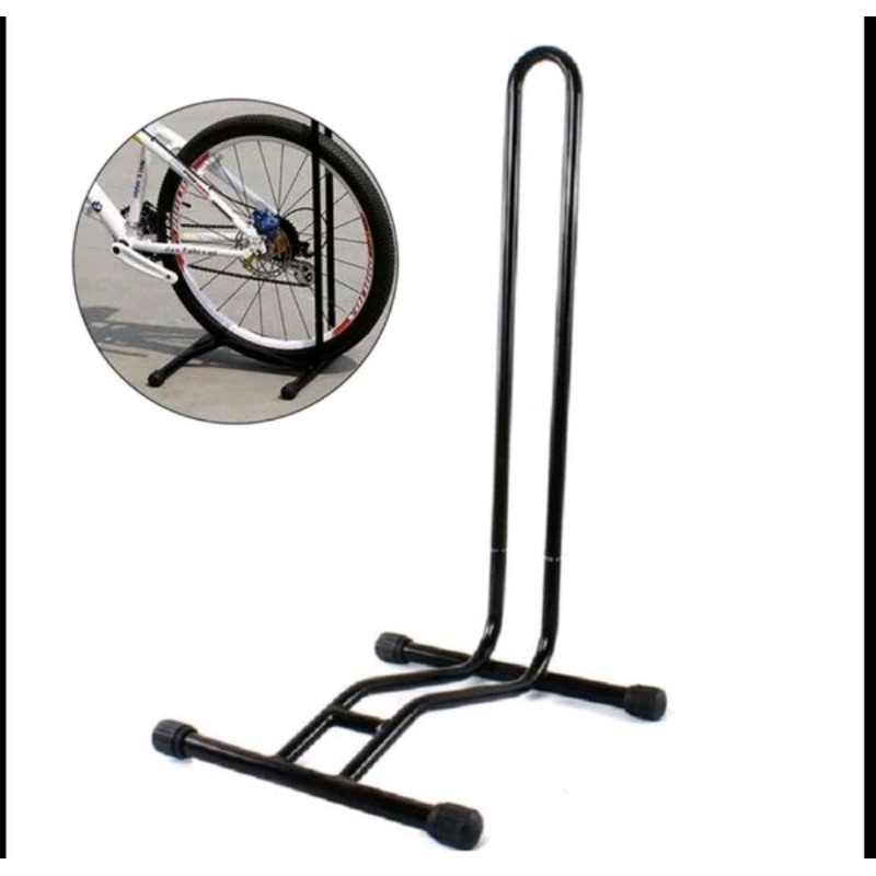 Stand Parking Sepeda Bicycle Racks Floor Standing Bike Display L149 Standar Lantai L Tripot Segitiga