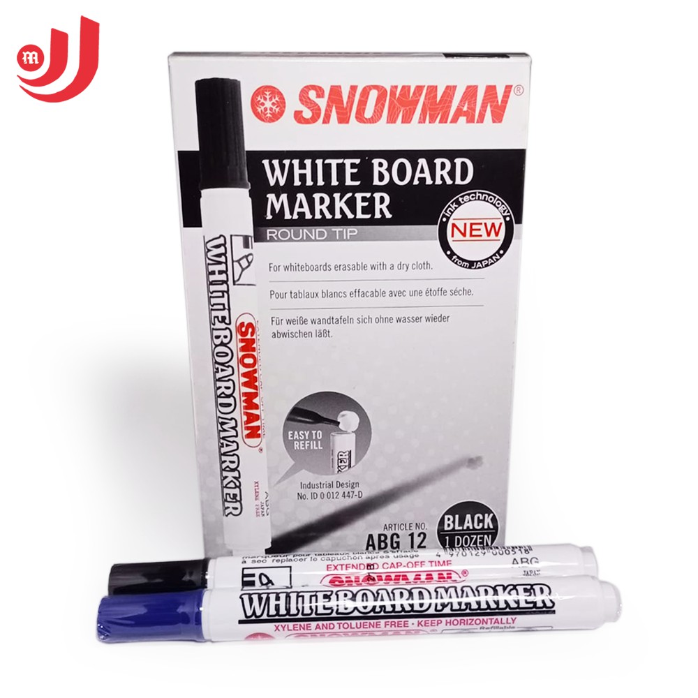 

Spidol White Board Snowman ABG 12 (SNOWMAN WHITE BOARD MARKER)