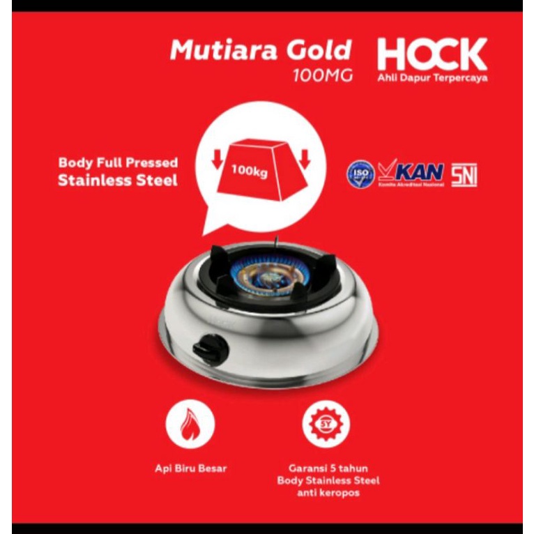 Kompor Hock 1 tungku 100 MG