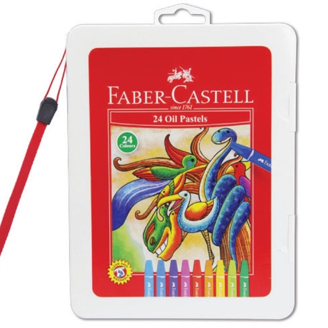 

Faber Castell Hexagonal Oil Pastels 24 Color (KOTAK PUTIH)