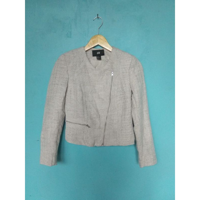 blazer hnm/hnm/blazer tweed/blazer wool wanita/blazer branded/hnm second/hnm murah/blazer premium