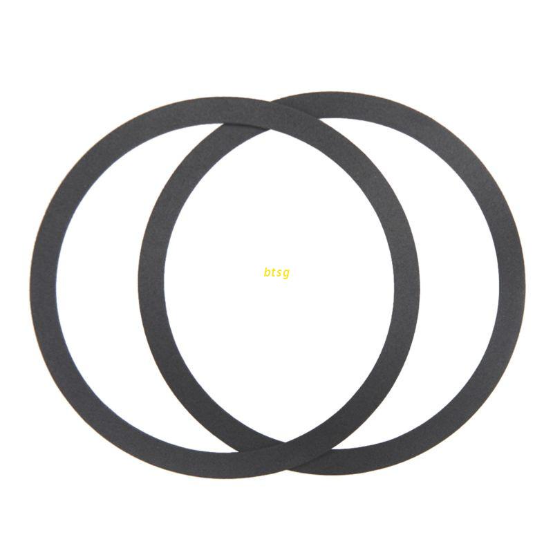 btsg 2Pcs/Pair 1/2/3/4/5/6/7/8/9/10/11/12 Inch Universal EVA Foam Speaker Shell Sealing Ring for KTV Sponge Edge Woofer Repair Accessories