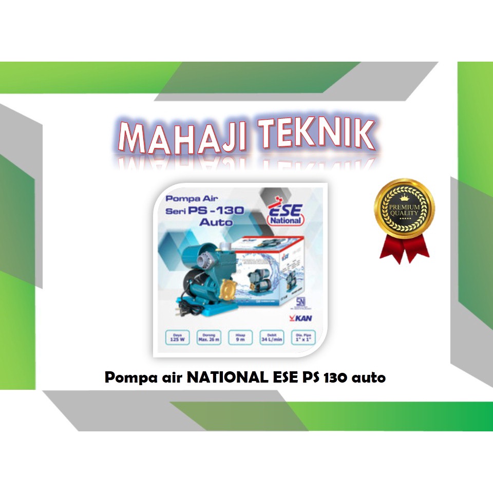 Pompa Air Auto PS-130 ESE NATIONAL - Pompa Air Otomatis murah berkualitas