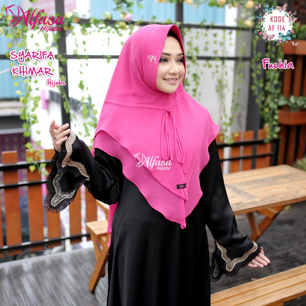 Khadija Khimar By Alfasa Shopee Indonesia