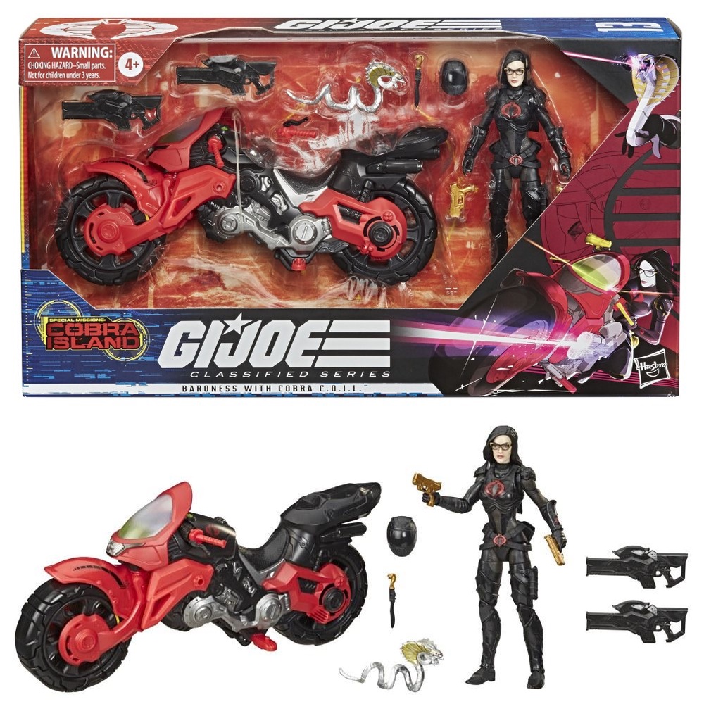 Figure Hasbro G.I. Joe Classified Series: Baroness with Cobra C.O.I.L.