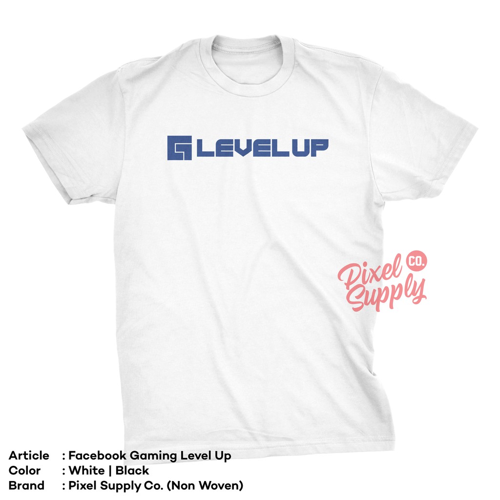 Kaos Facebook Gaming Level Up Kaos Distro Original Premium