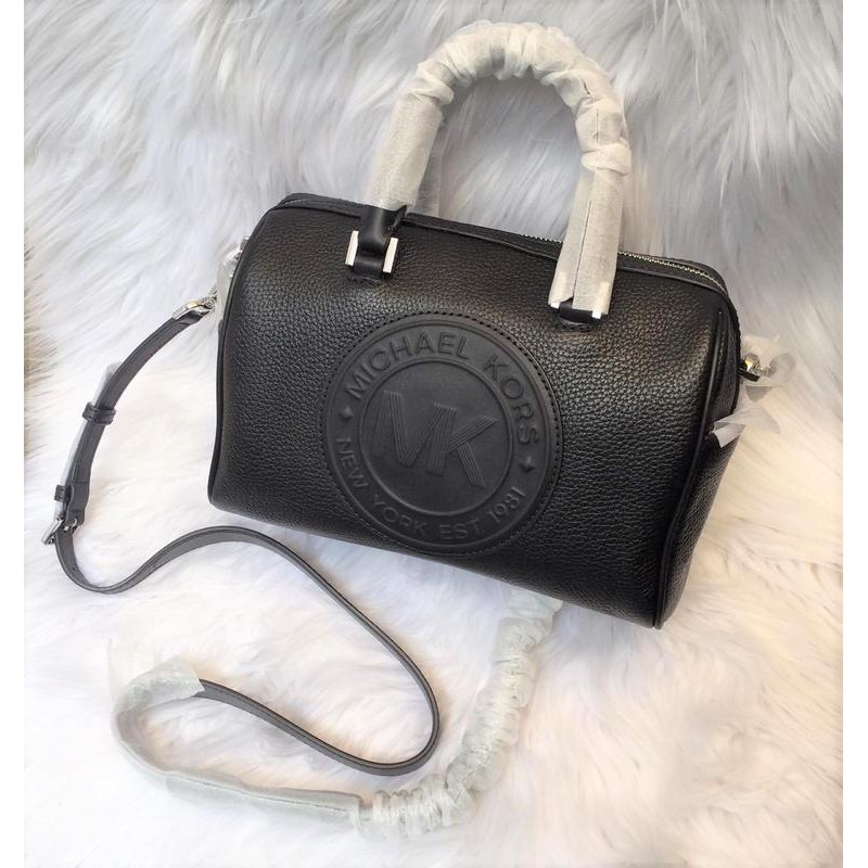 tas michael kors fulton sport small duffle bag black