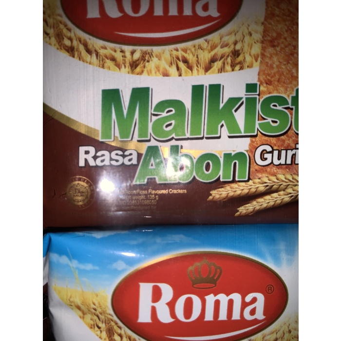 

Wafer-Biskuit- Roma Malkist Abon 135 Gram -Biskuit-Wafer.