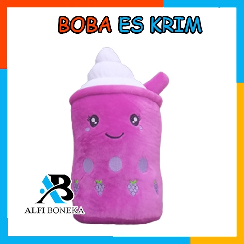 Boneka Boba terbaru Boba Ice Cream Tinggi / Boneka Viral terbaru