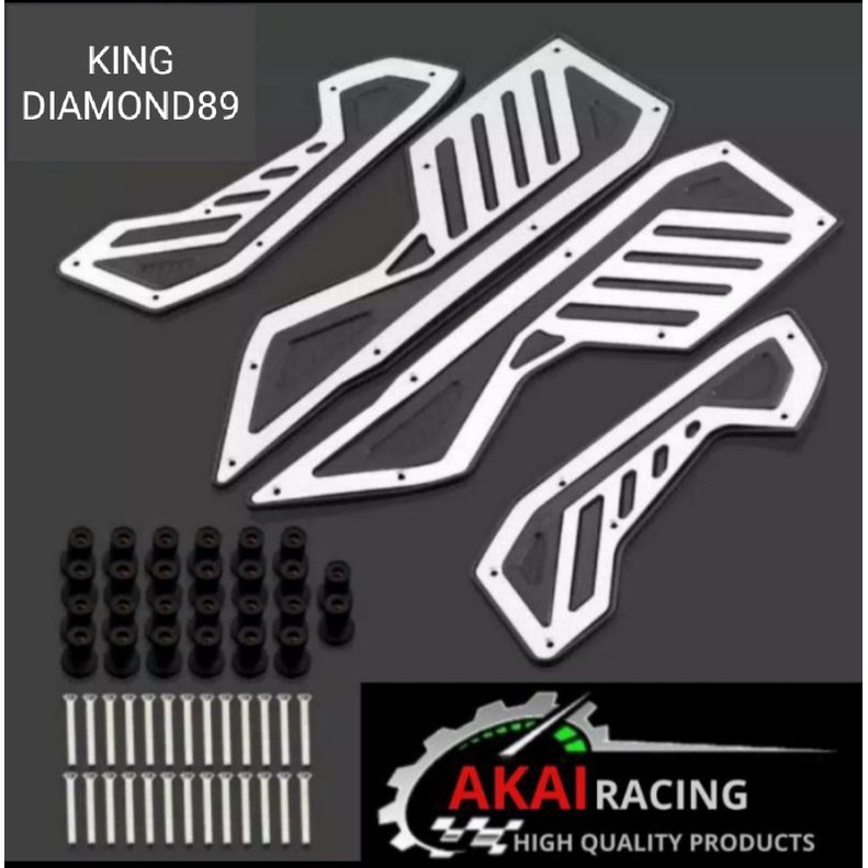 Bordes karpet pijakan kaki New Nmax 2020 Cnc premium Nmax New Akai Racing