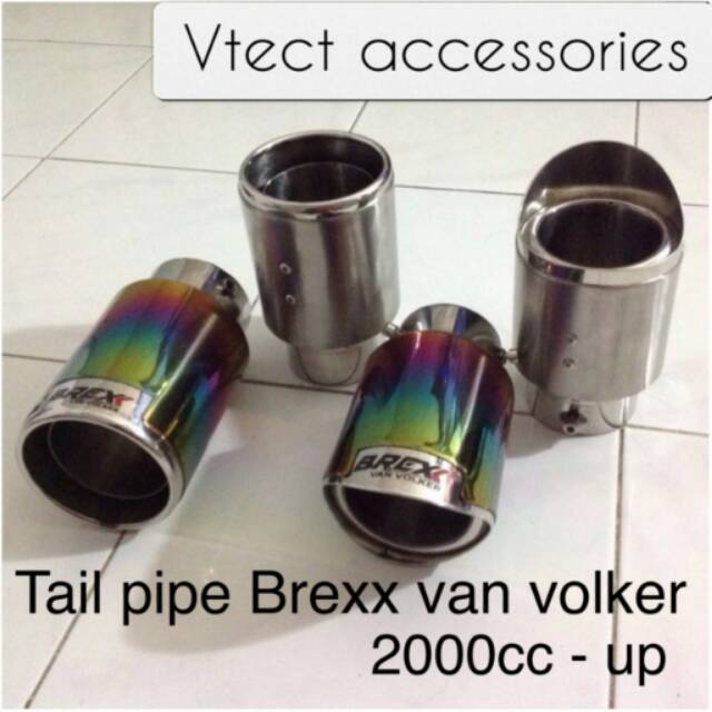tailpipe / ujung knalpot Brexx Van Volker