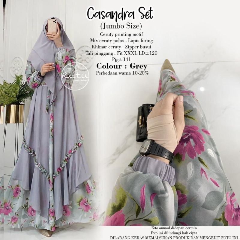 gamis cassandra set by ratu