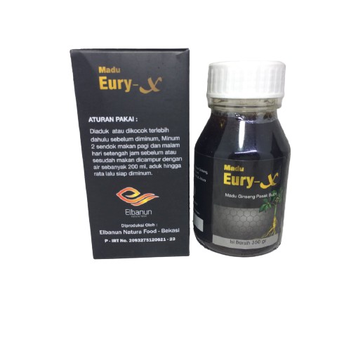 Eury-X Madu Ginseng Pasak-Bumi Penyubur / Subur Pria Al Mabruroh